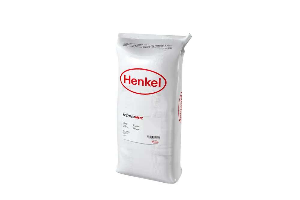 Bag of adhesive from Henkel.
