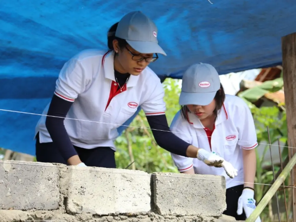 Henkel Indonesia builds houses with Habitat for Humanity for the needy in Tangerang