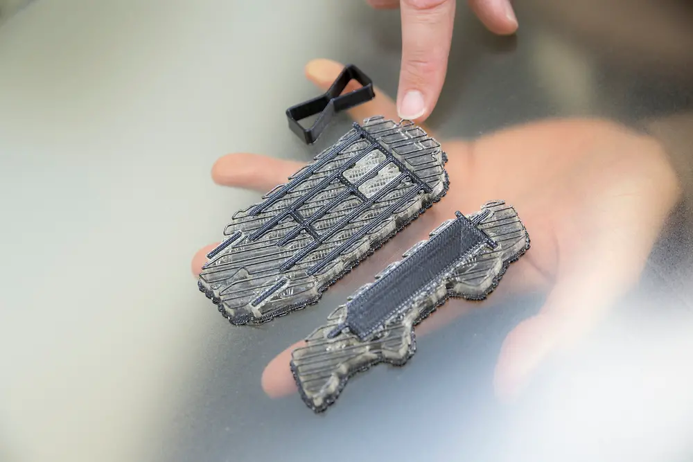 Henkel’s site in Heidelberg, Germany uses a 3D printer to develop complex parts for the international automotive industry. The machine creates three-dimensional parts based on design data about the chassis of cars received from leading car manufacturers.