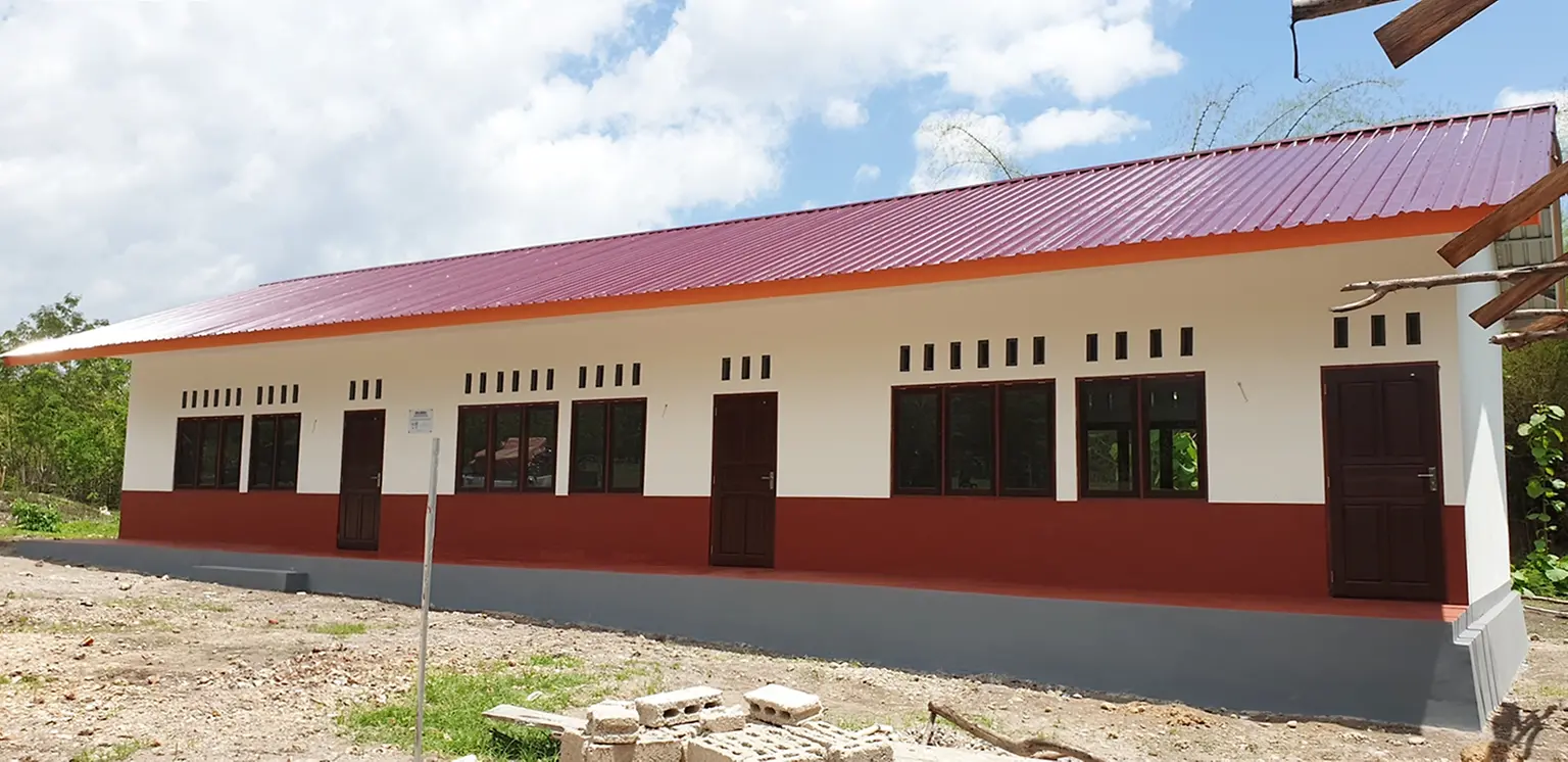 The new school building has a stronger structure and is built with sustainable materials. This will help to create a more conducive learning environment for the students.